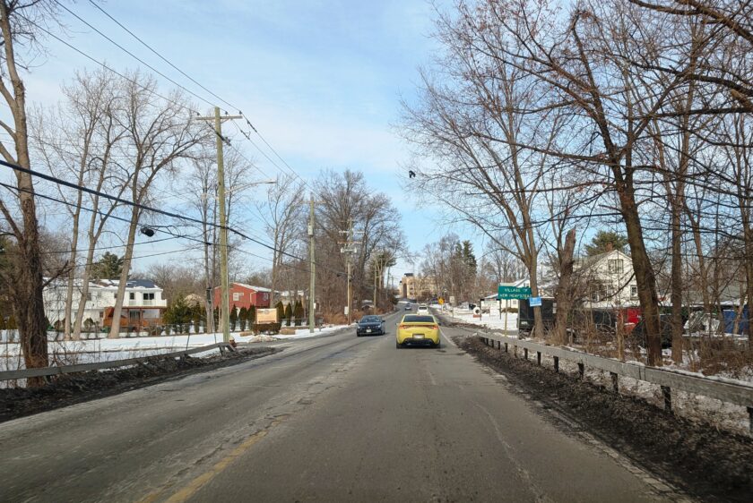 Route 45 entering New Hempstead