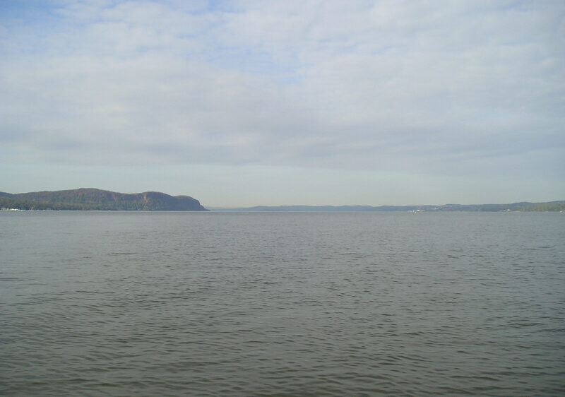 Hudson River and Hook Mountain north of the Tappan Zee crossing